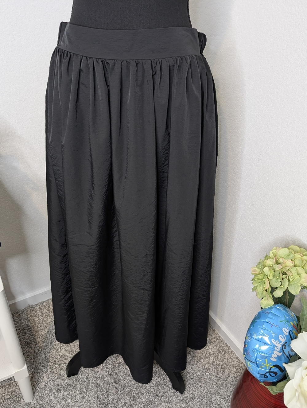 💘 Mare Mare x Anthropologie A-Line Skirt in Black NWOT - Picture 5 of 9